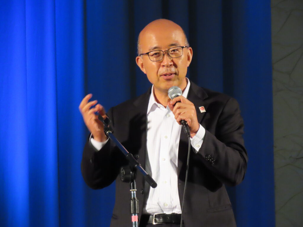 内閣官房国際博覧会推進本部の長崎敏志事務局次長