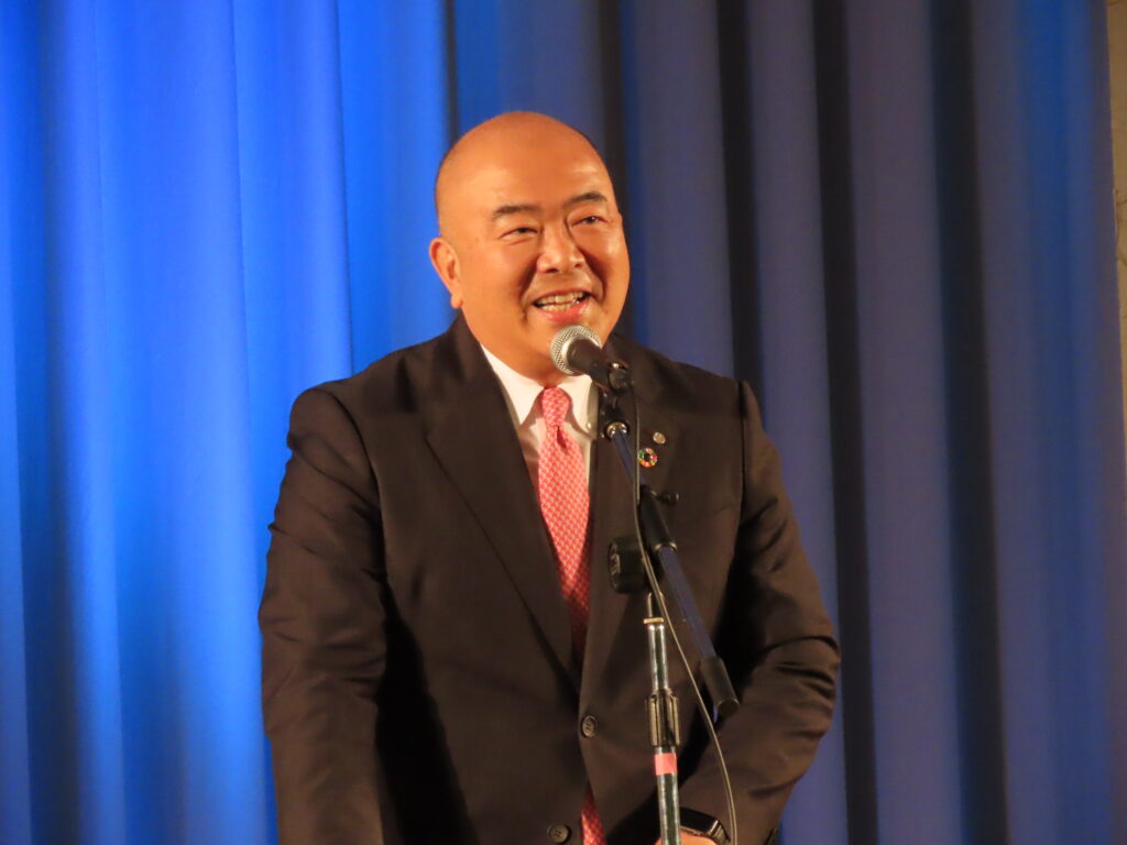 地域連携研究所企業会員制度共同代表で日本航空の清水新一郎副会長