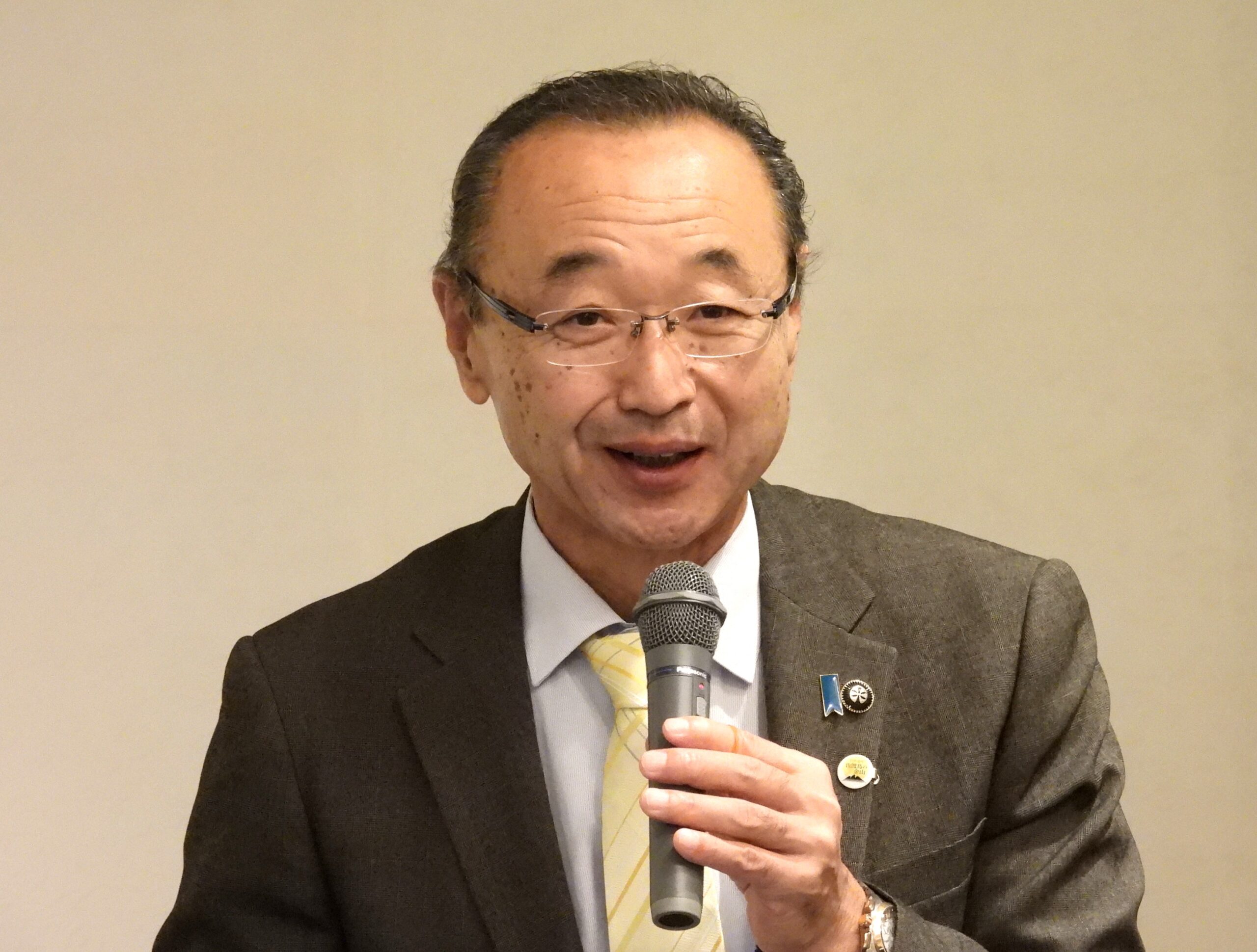 新潟県佐渡市の渡辺市長