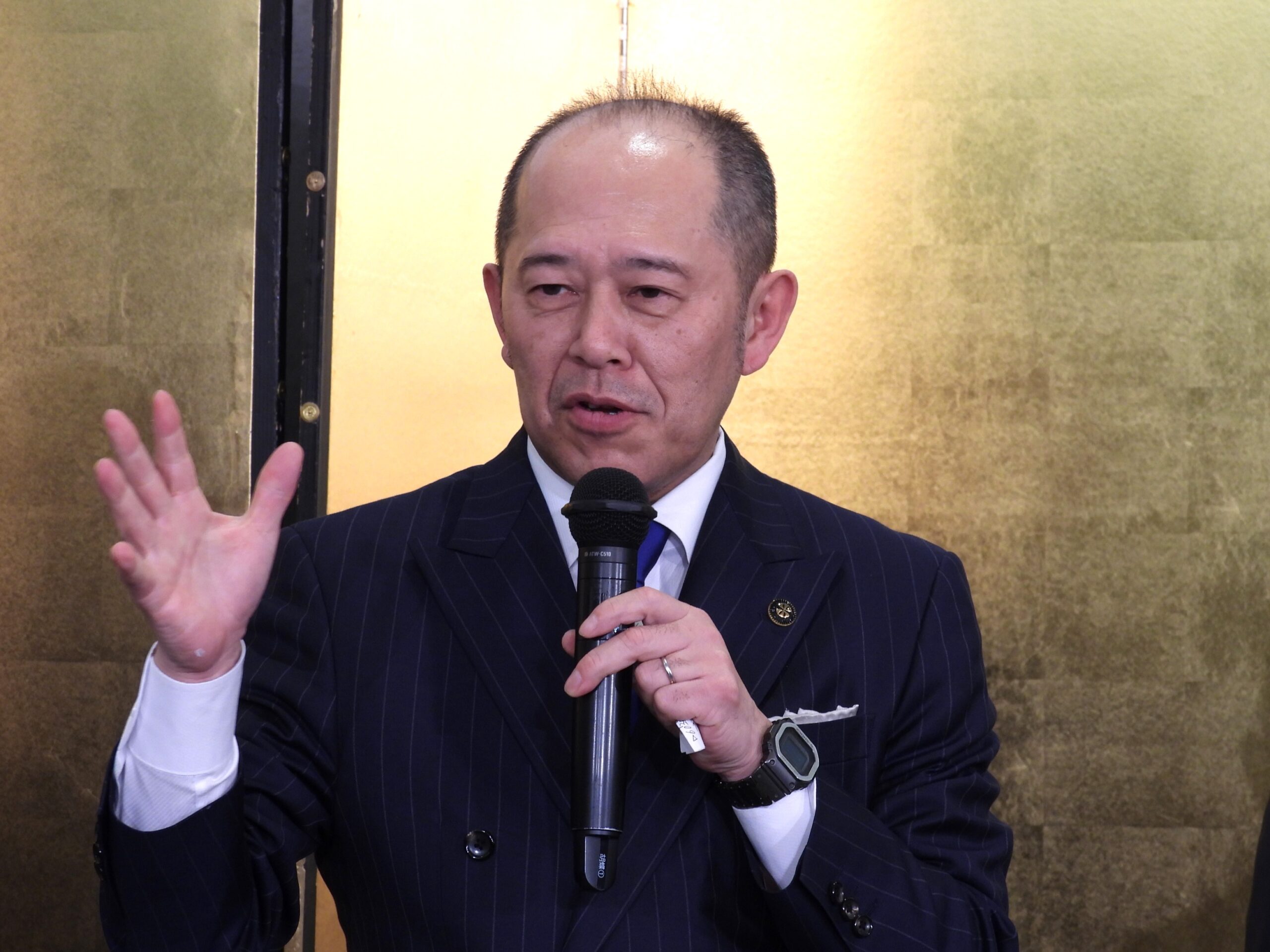 長野県松本市長の臥雲義尚氏