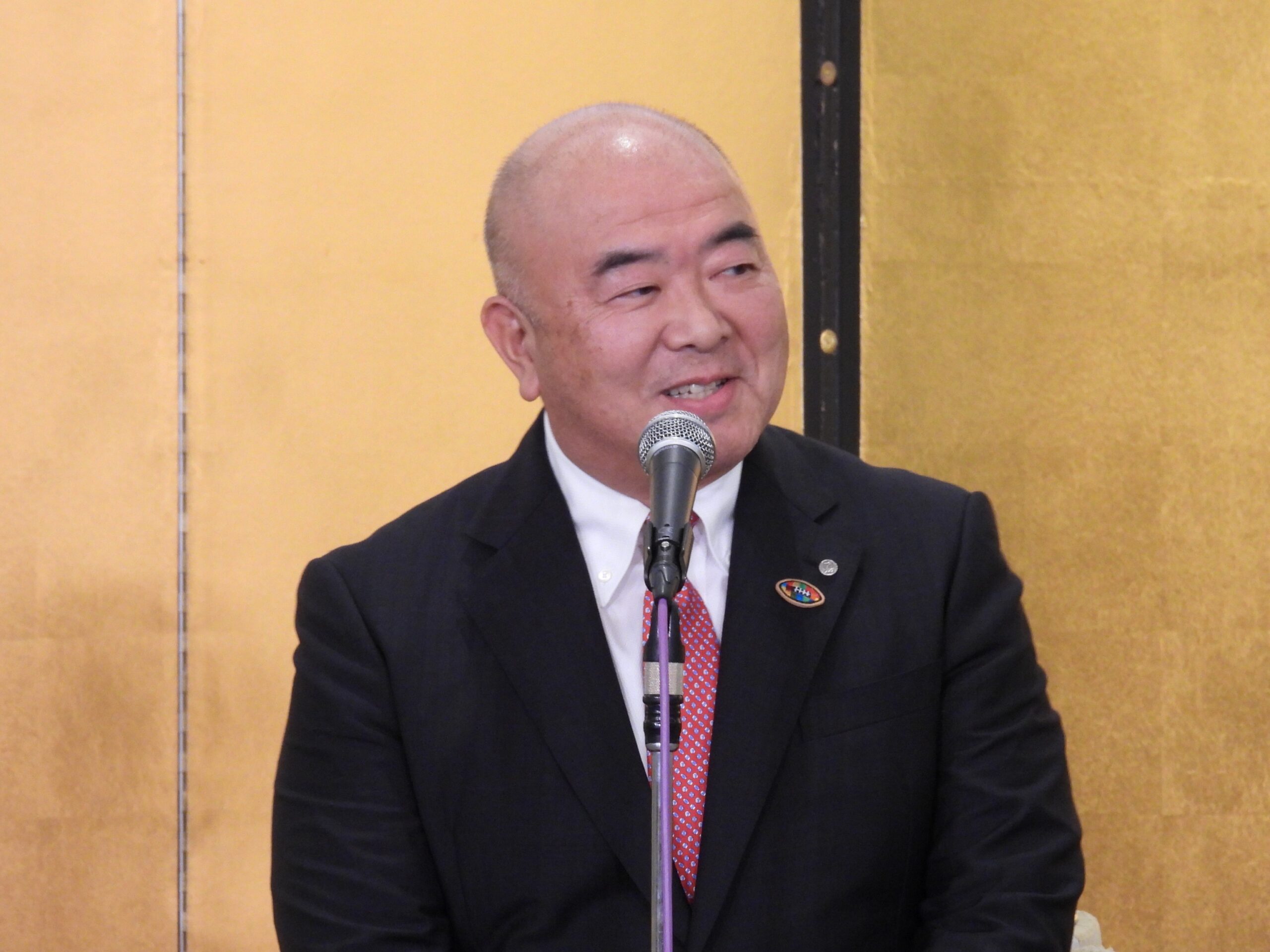 地域連携研究所 企業会員代表の清水新一郎氏