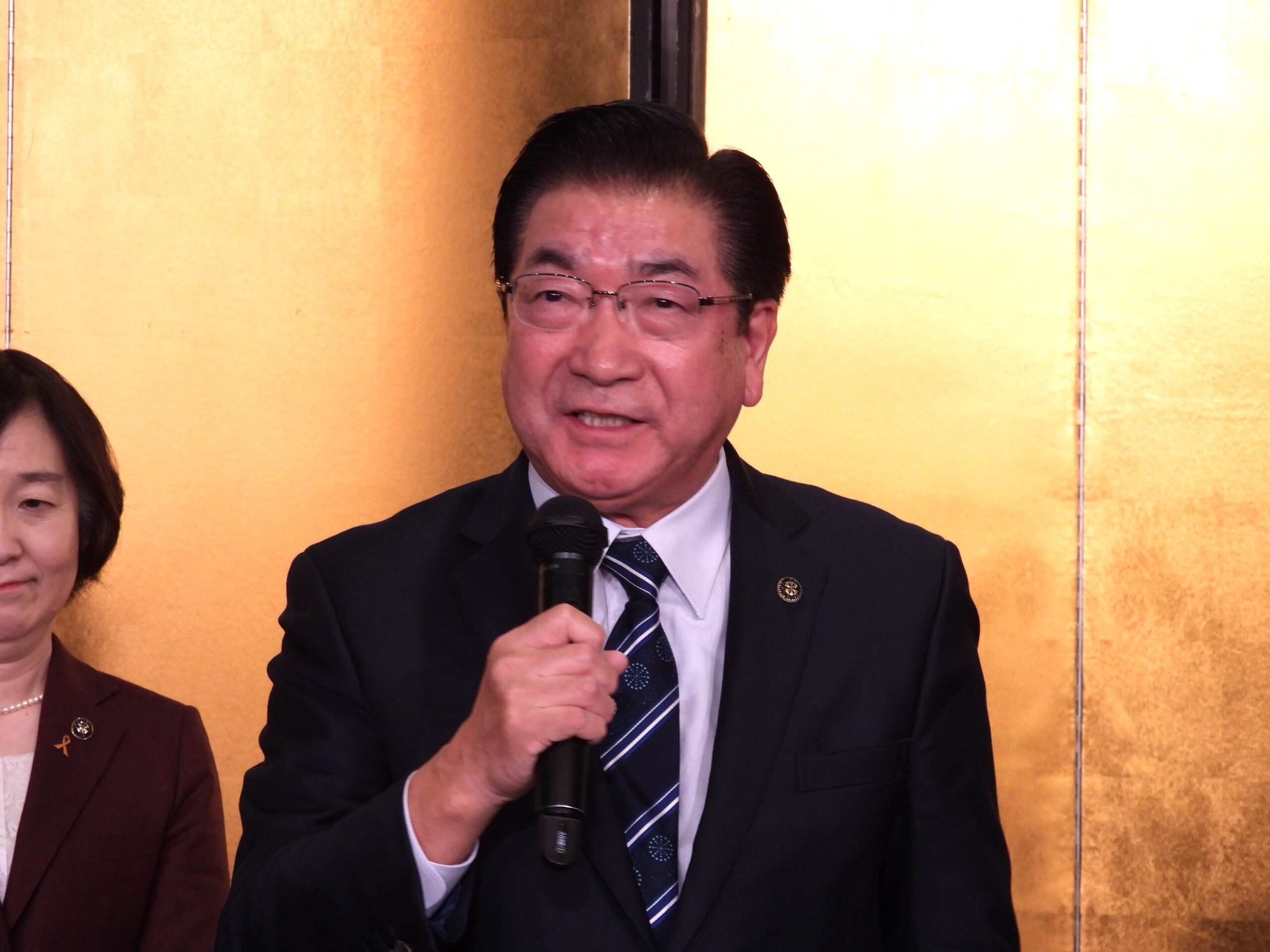 秋田県大仙市長の老松博行氏
